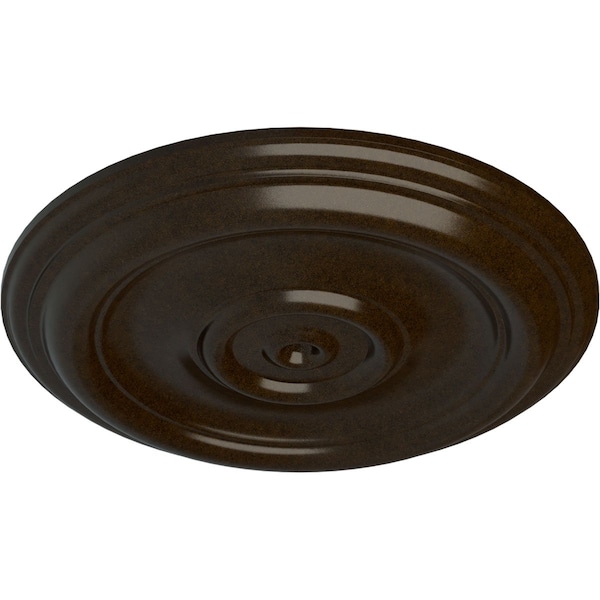 Traditional Ceiling Medallion (Fits Canopies Up To 2 3/4), Hand-Painted Bronze, 12OD X 1P